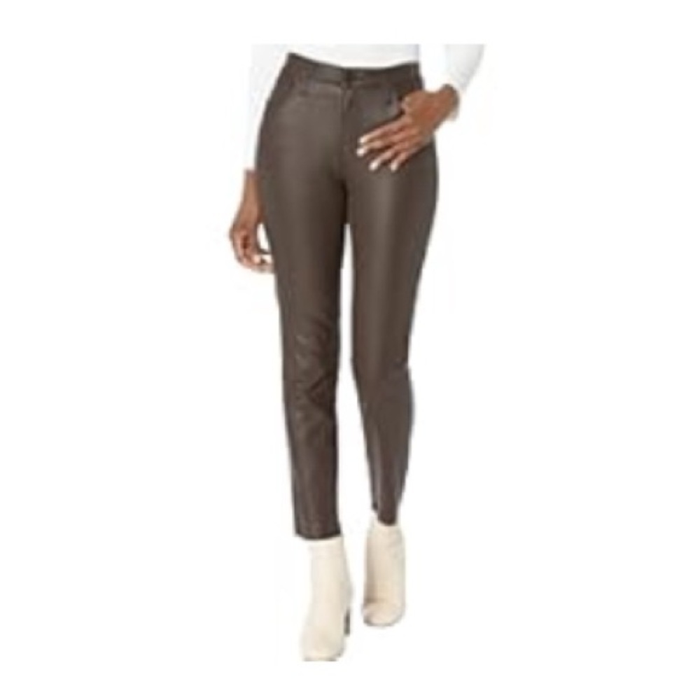KUT from the Kloth Rachael High-Rise Fab Ab Mom Coated Jeans – Size 14 Long